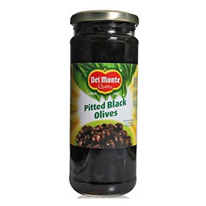 Del Monte Pitted Black Olives450GM