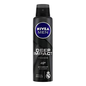 Nivea Men Deep Impact Black Carbon Deodorant150ML