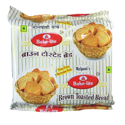 Bake- Lite Brown Toasted Bread200GM