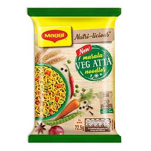 Maggi Masala Veg Atta Noodles72GM