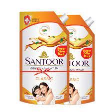 Santoor Classic Gentle Handwash Super Pack Buy 1Get 1 Free 1500ML