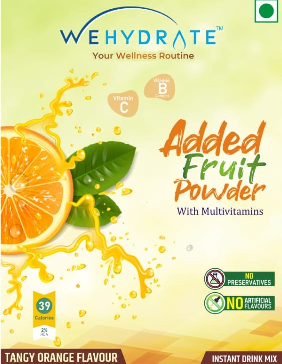 Wehydrate Instant Drink Mix Tangy Orange Flavour10GM