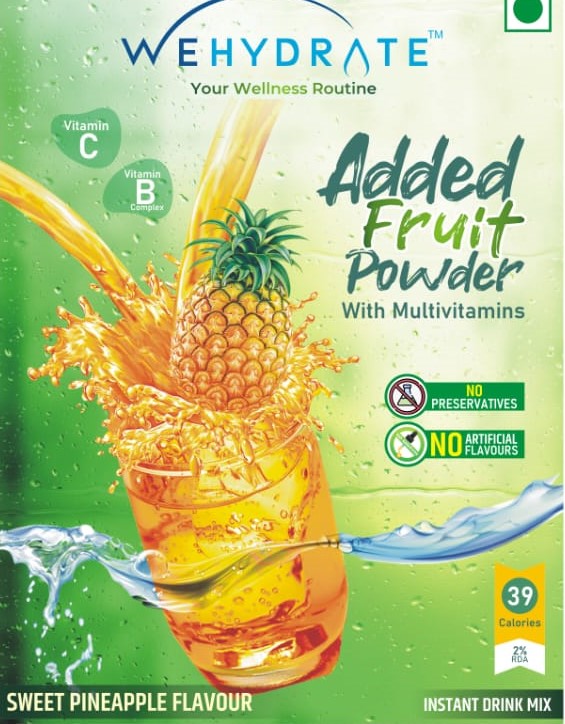 Wehydrate Instant Drink Mix Pineapple Flavour10GM