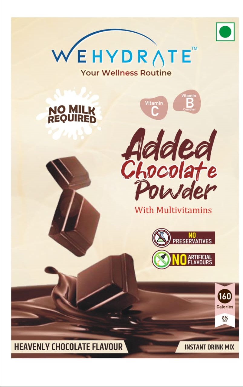 Wehydrate Instant Drink Mix Chocolate Flavour40GM