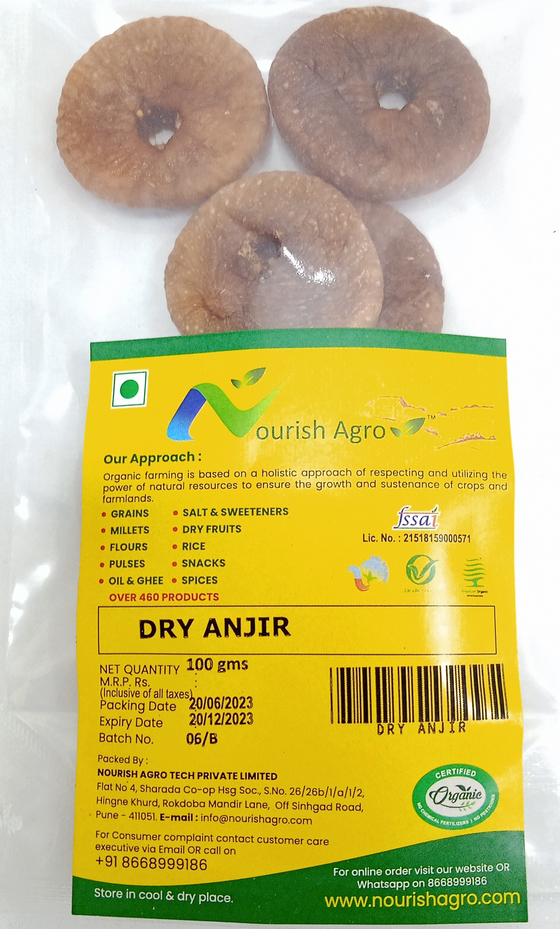 Dry Anjeer (Nourish Agro)100GM