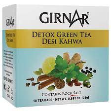 Girnar Detox Desi Kahwa GreenTea Bags 10N25GM