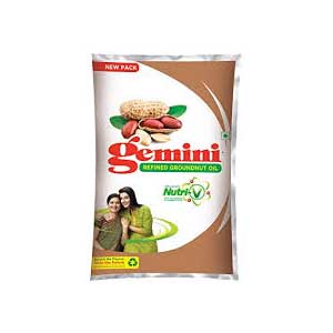 Gemini Refined Groundnut Oil1LTR