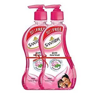 Santoor Handwash Lotus Tulsi 1+1430ML