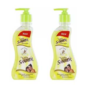 Santoor Handwash Sweet Lime Peel Tulsi 1+1430ML