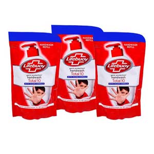 Lifebuoy Total Handwash Refill 185X3 Combo555ML