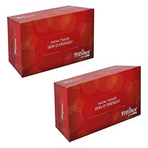 Freshee Facial Tissues Skin-O-Friendly 2 Ply 200 Pulls 1 BOX (1)