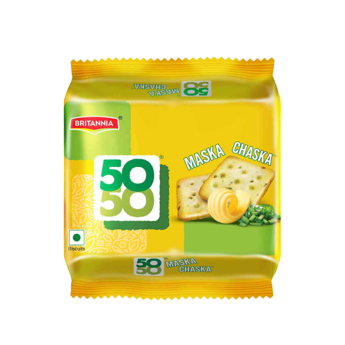 Britannia 50-50 Maska Chaska Biscuits120GM