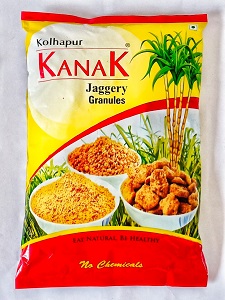 Kanak Jaggery (Gul) Granules Chemical Free 500 GM (1)