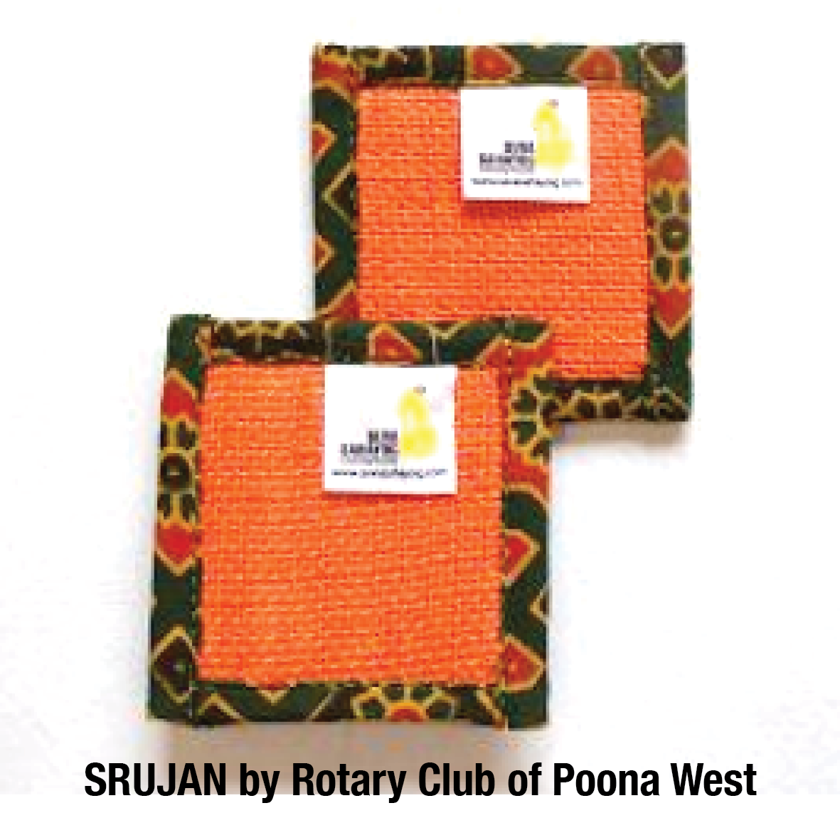 Tea Coaster 2  (Seva Sahyog NGO) 1 PAIR (1)