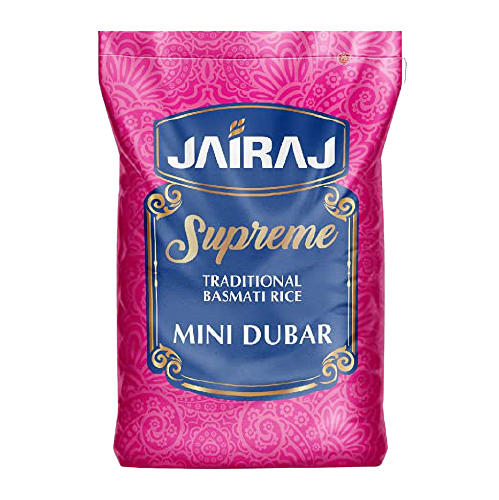 Basmati Supreme Mini Dubar Rice (Jairaj)10KG