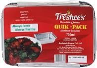 Freshees Quick Pack Aluminium Container 750 ML(10Pcs) 1 PC (1)