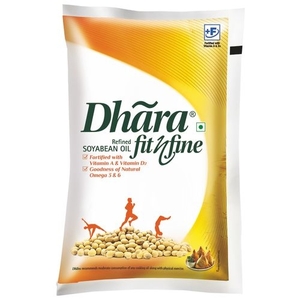 Dhara Refined Soyabean Oil1LTR