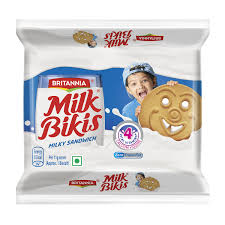 Britannia Milk Bikis Milky Sandwich Biscuits 200 GM (1)