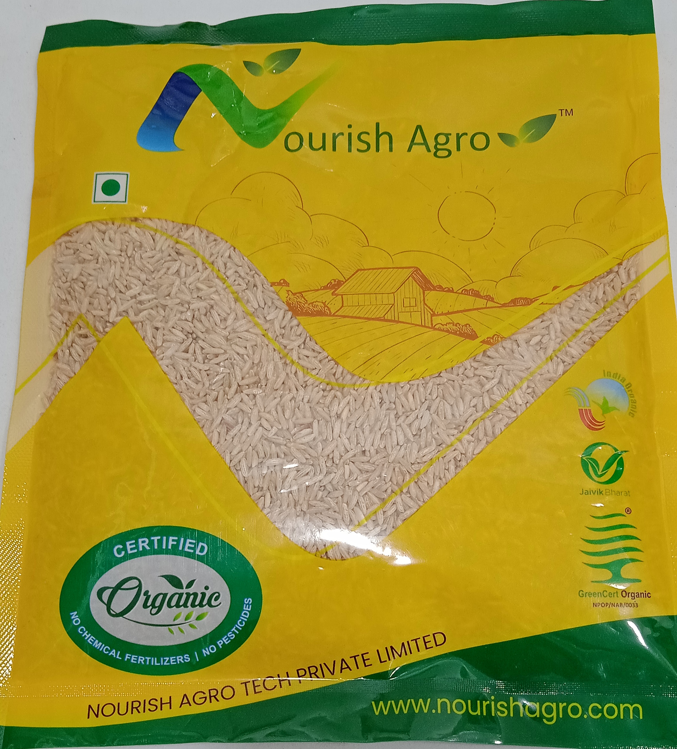 Brown Rice Kolam( Nourish Agro) 500 GM (1)