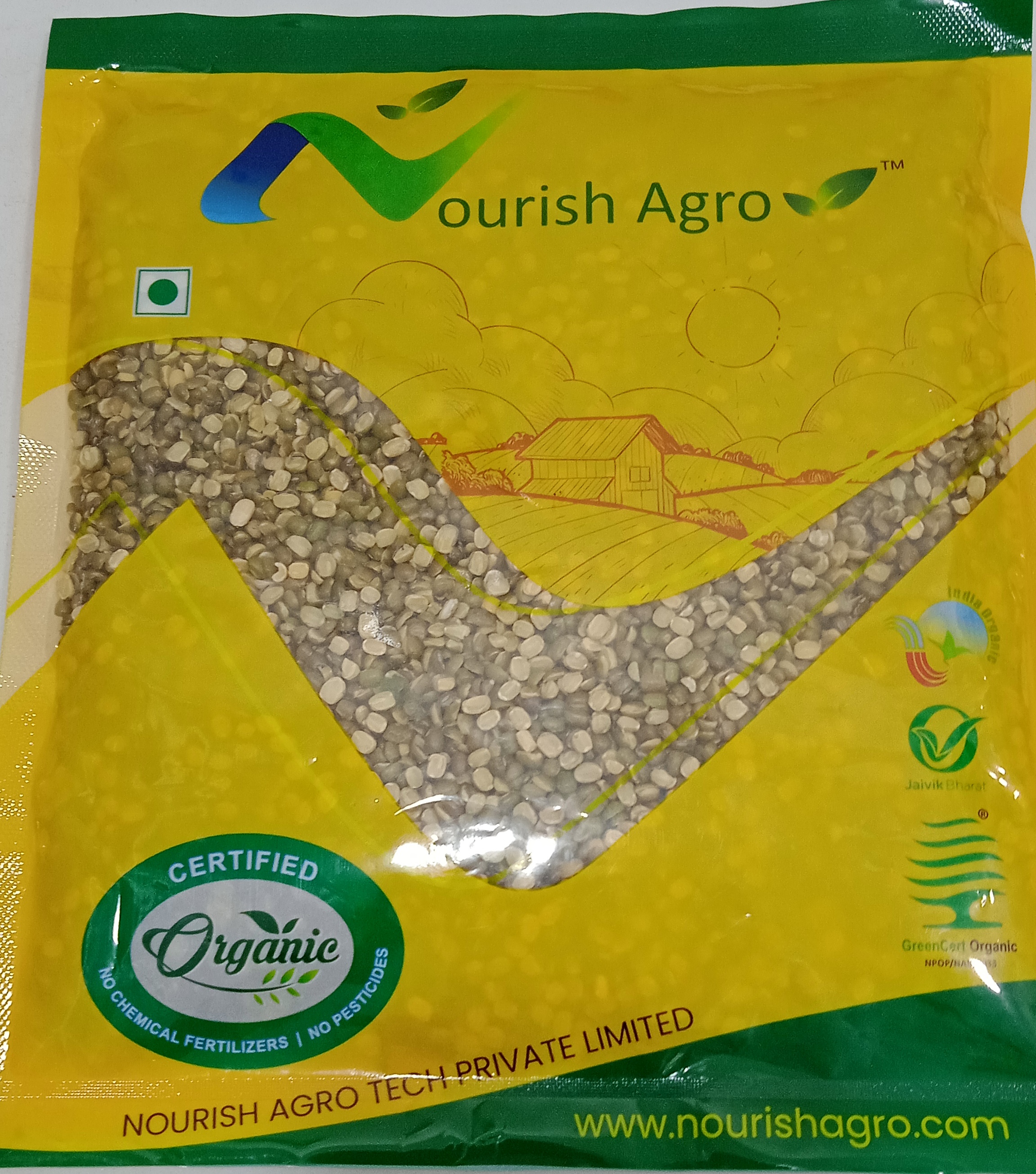 Chilka Moong Dal (Nourish Agro) 500 GM (1)