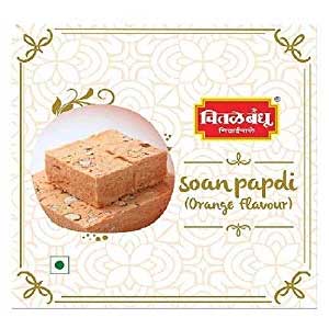 Chitale Orange Soan Papdi 200 GM (1)